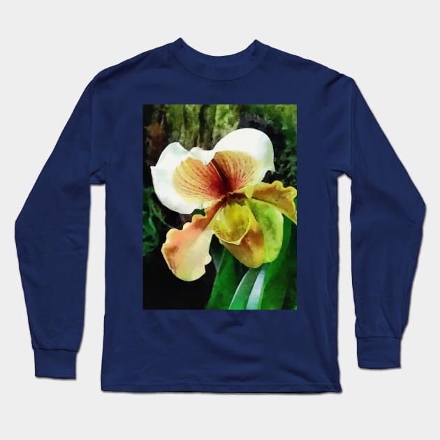 Paph Hellas Westonbirt Orchid Long Sleeve T-Shirt by SusanSavad